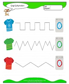 Çizgi Çalışma Sayfaları